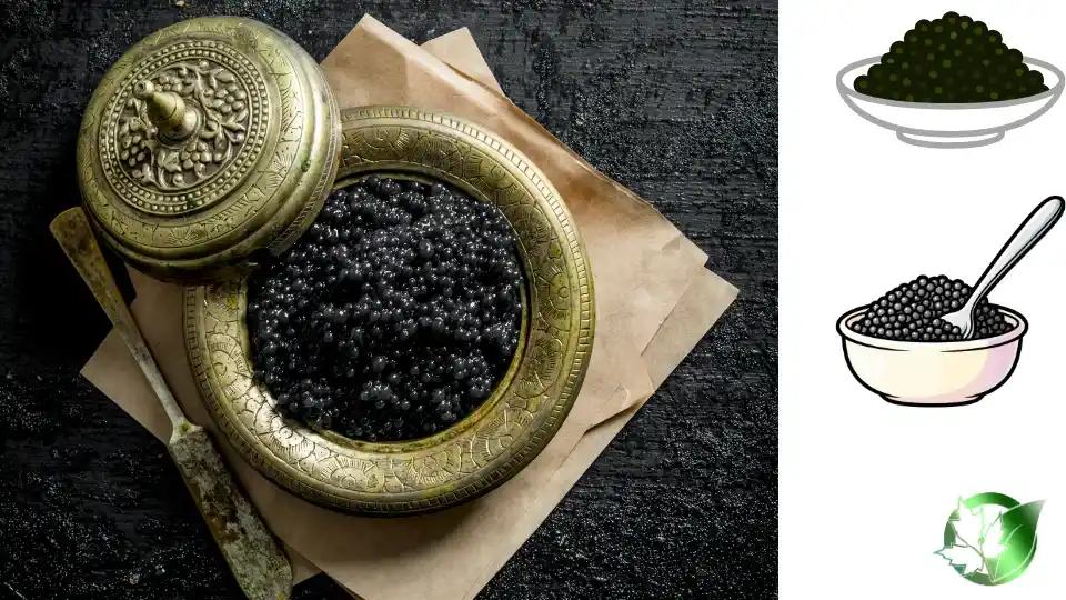 Commercial presentation of Baerii Caviar for wholesale product evaluation and buyer review.